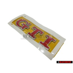VW Original GTI Hinten Schriftzug Emblem Logo Rot Golf 7 - 5G0853675ACJZQ