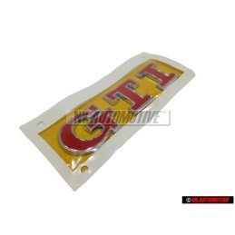 VW Original GTI Hinten Schriftzug Emblem Logo Rot Golf 7 - 5G0853675ACJZQ
