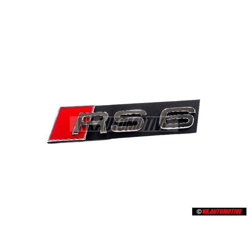 Audi Original RS6 Vorne Kühlergrill Emblem Schriftzug - 4B0853736B 2ZZ