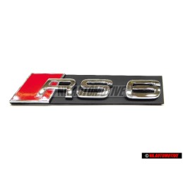 Audi Original RS6 Vorne Kühlergrill Emblem Schriftzug - 4B0853736B 2ZZ