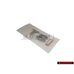 VW Original TSI Hinten Schriftzug Emblem Logo Chrom Rot - 1K0853675AGGQF