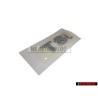 VW Original TSI Hinten Schriftzug Emblem Logo Chrom Rot - 1K0853675AGGQF