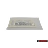 VW Original TSI Hinten Schriftzug Emblem Logo Chrom Rot - 1K0853675AGGQF