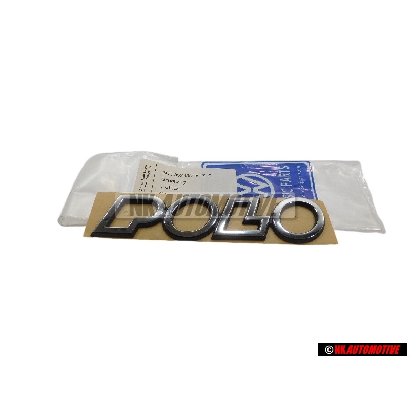 VW Original POLO Hinten Schriftzug Emblem Logo Chrom - 6N0853687E Z10