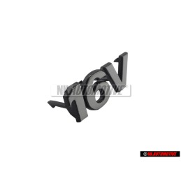 VW Original 16V Vorne Kühlergrill Emblem Schriftzug Chrom - 6N0853679 Z10