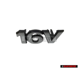 VW Original 16V Vorne Kühlergrill Emblem Schriftzug Chrom - 6N0853679 Z10