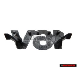VW Original 16V Vorne Kühlergrill Emblem Schriftzug Chrom - 6N0853679 Z10