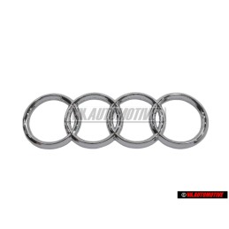Audi Original Ringe Hinten Schriftzug Emblem Logo Zeichen Chrom - 443853742 2ZZ