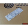 Audi Original Ringe Hinten Schriftzug Emblem Logo Zeichen Chrom - 443853742 2ZZ