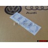 Audi Original Ringe Hinten Schriftzug Emblem Logo Zeichen Chrom - 443853742 2ZZ
