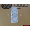 Audi Original Ringe Hinten Schriftzug Emblem Logo Zeichen Chrom - 443853742 2ZZ