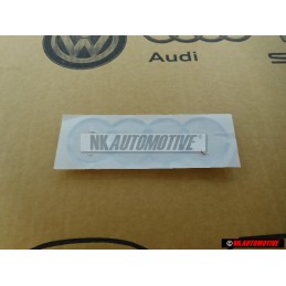 Audi Original Ringe Hinten Schriftzug Emblem Logo Zeichen Chrom - 443853742 2ZZ