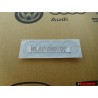 Audi Original Ringe Hinten Schriftzug Emblem Logo Zeichen Chrom - 443853742 2ZZ