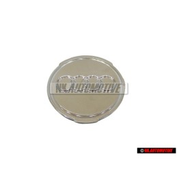 Audi Original Ringe Plakette Schriftzug Emblem Logo für Lenkrad - 8A0419685