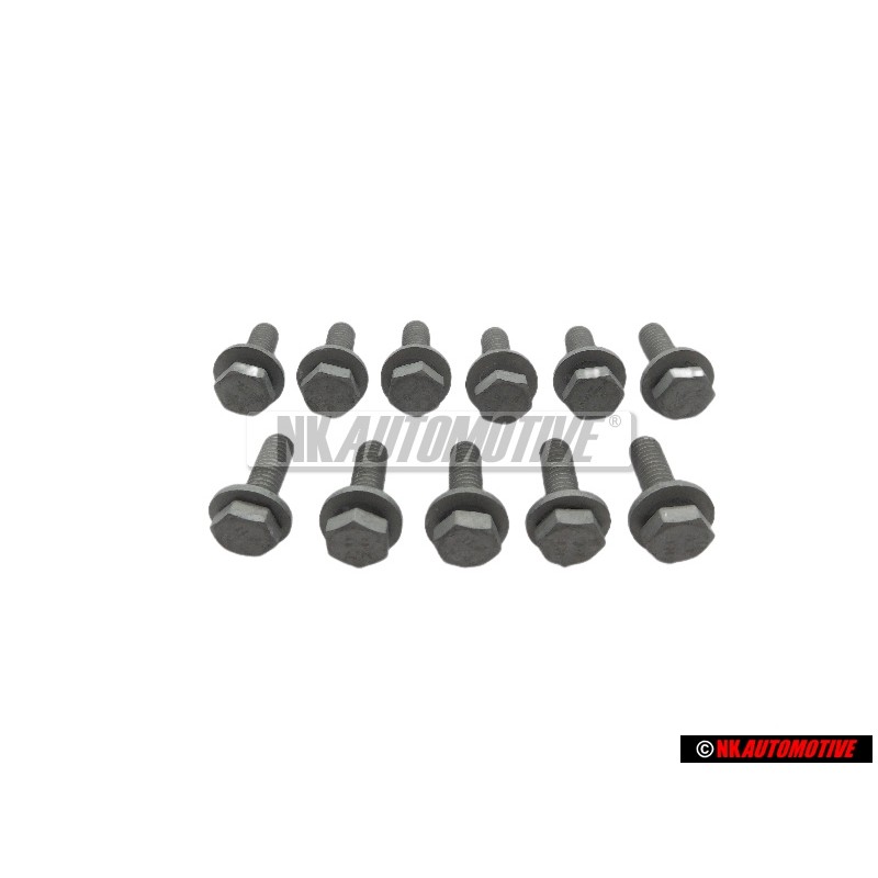 11x VW Original Sechskantschraube (Kombi) - N 90533002