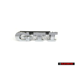 VW Original GTI Vorne Kühlergrill Emblem Schriftzug Chrom - 6N0853679A 739