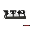 VW Original GTI Vorne Kühlergrill Emblem Schriftzug Chrom - 6N0853679A 739