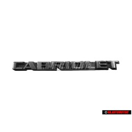 VW Original CABRIOLET Hinten Schriftzug Emblem Logo US - 155853687B GX2