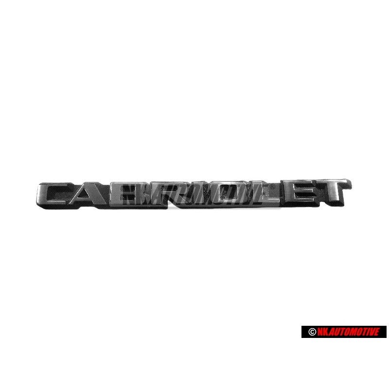 VW Original CABRIOLET Hinten Schriftzug Emblem Logo US - 155853687B GX2