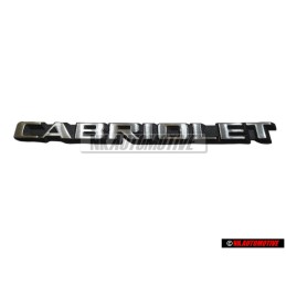 VW Original CABRIOLET Hinten Schriftzug Emblem Logo US - 155853687B GX2