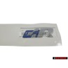 VW Original R LINE Seite Schriftzug Emblem Logo Chrom Blau - 5N0853688 HCE