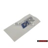 VW Original R LINE Seite Schriftzug Emblem Logo Chrom Blau - 5N0853688 HCE