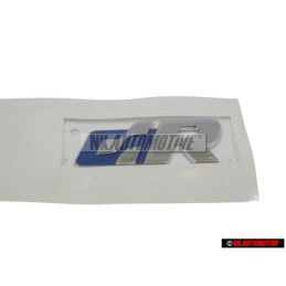 VW Original R LINE Seite Schriftzug Emblem Logo Chrom Blau - 5N0853688 HCE
