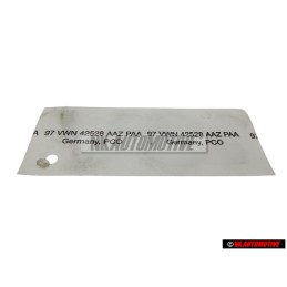 VW Original 16V Hinten Schriftzug Emblem Logo Chrom - 7M0853675C Z10
