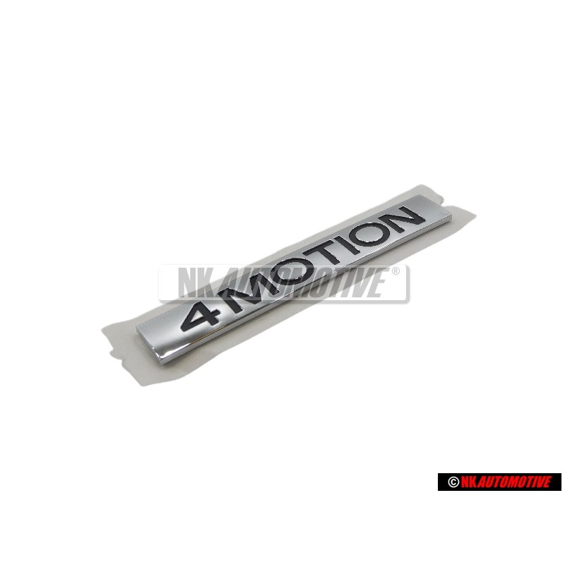 VW Original 4MOTION Hinten Schriftzug Emblem Logo Chrom - 3C0853675D FXC