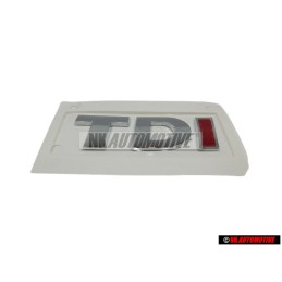 VW Original TDI Hinten Schriftzug Emblem Logo Chrom Rot - 5K0853675APGQF