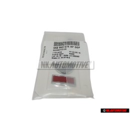 VW Original TDI Hinten Schriftzug Emblem Logo Chrom Rot - 5K0853675APGQF