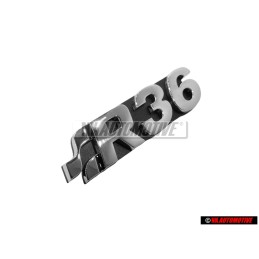 VW Original R36 Vorne Kühlergrill Emblem Schriftzug Chrom - 3C0853679 PWV