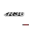 VW Original R36 Vorne Kühlergrill Emblem Schriftzug Chrom - 3C0853679 PWV