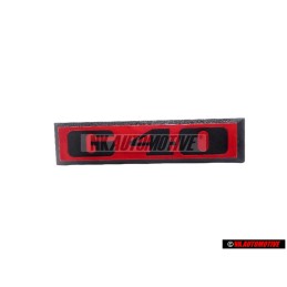 VW Original G40 Vorne Kühlergrill Emblem Schriftzug Rot - 871853679C
