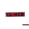 VW Original G40 Vorne Kühlergrill Emblem Schriftzug Rot - 871853679C