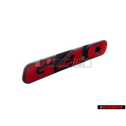 VW Original G40 Vorne Kühlergrill Emblem Schriftzug Rot - 871853679D QN5