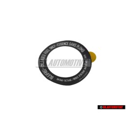 VW Original Kennschild Aufkleber Tankdeckel Einfüllstutzen - 155010024P