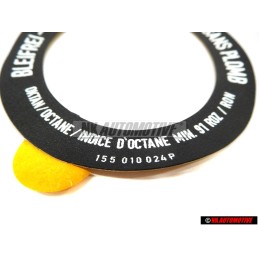 VW Original Kennschild Aufkleber Tankdeckel Einfüllstutzen - 155010024P