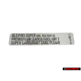 VW Original Kennschild - 034010006C