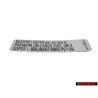 VW Original Kennschild - 034010006C