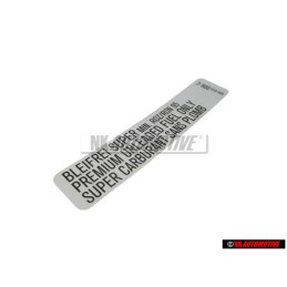 VW Original Kennschild - 034010006C