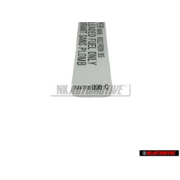 VW Original Kennschild - 034010006C
