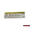 VW Original Kennschild - 8K0010520A