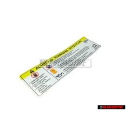 VW Original Kennschild - 8K0010520A