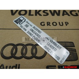 VW Original Kennschild - 037010057R
