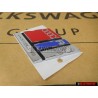Audi Original RS2 Hinten Schriftzug Emblem Logo - 8A0853735A 2ZZ