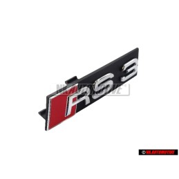 Audi Original RS3 Vorne Kühlergrill Emblem Schriftzug - 8P0853736C 2ZZ