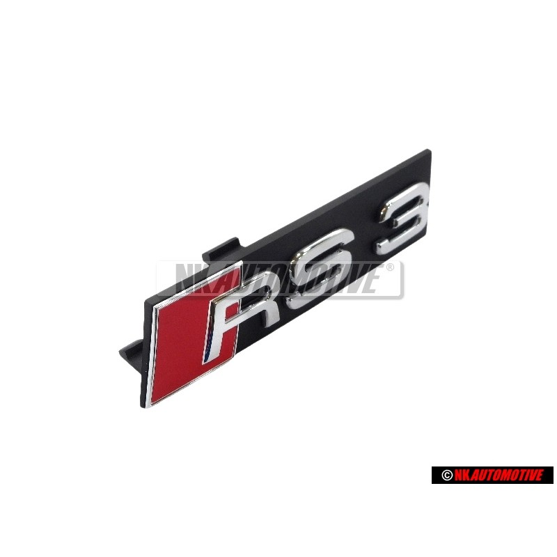 Audi Original RS3 Vorne Kühlergrill Emblem Schriftzug - 8P0853736C 2ZZ