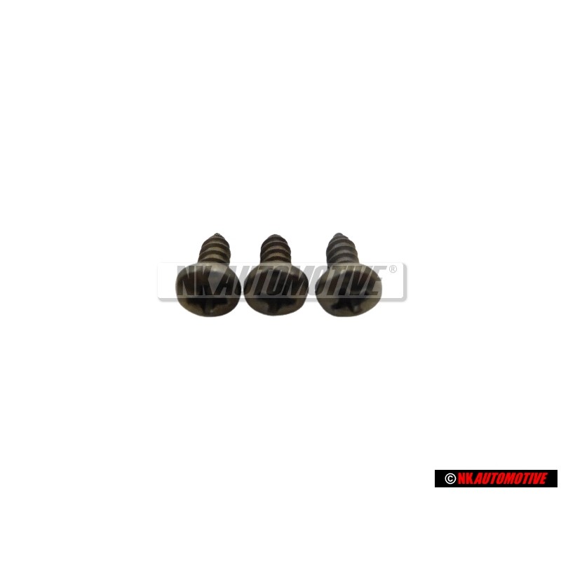 3x VW Original Linsenblechschraube - N 0139605