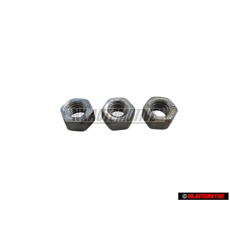 3x VW Original Sechskantmutter - N 01100517